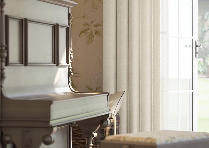 Pescara Voile, Latte - Made to Measure Curtains - Image 5